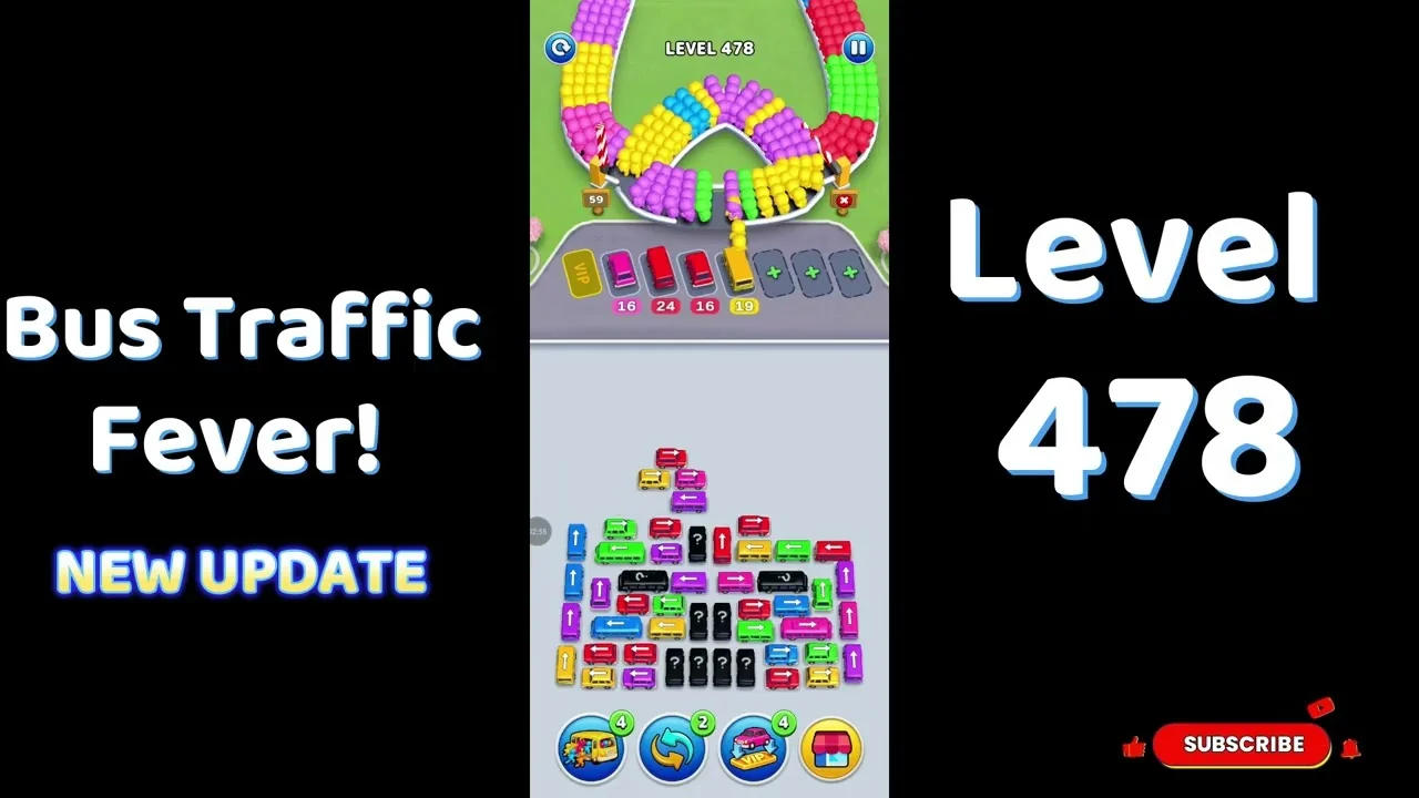 Bus Traffic Fever Level 478 board