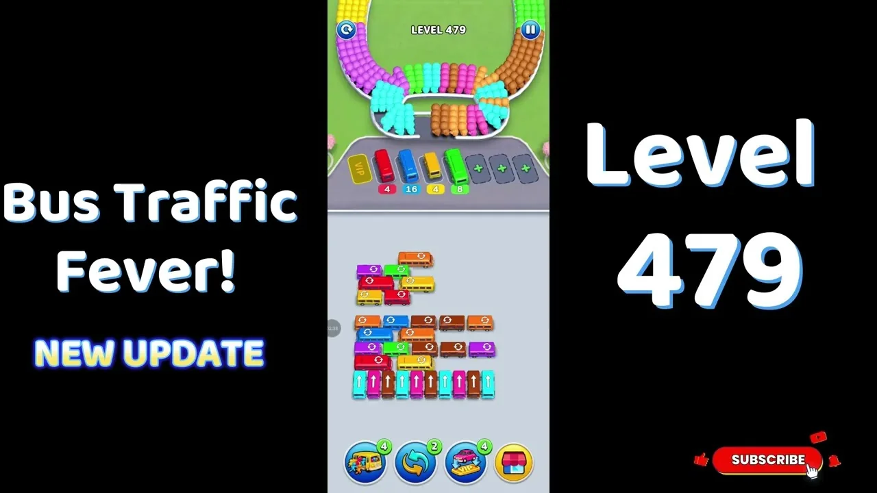 Bus Traffic Fever Level 479 board