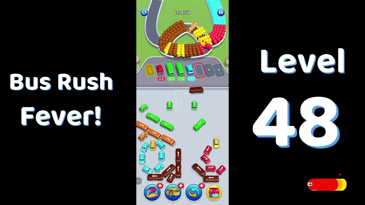 Bus Traffic Fever Level 48 board