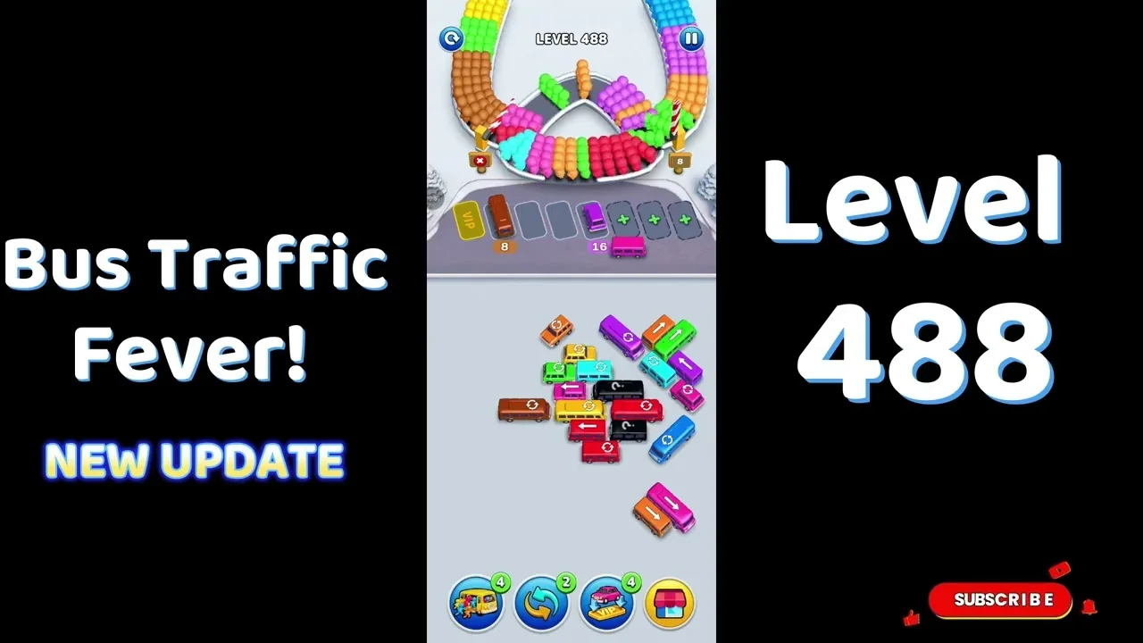 Bus Traffic Fever Level 488 board