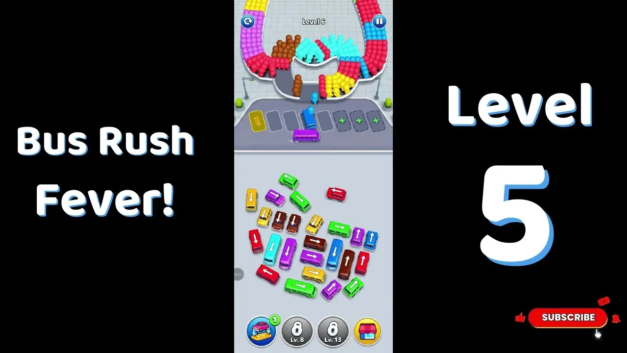 Bus Traffic Fever Level 5 board