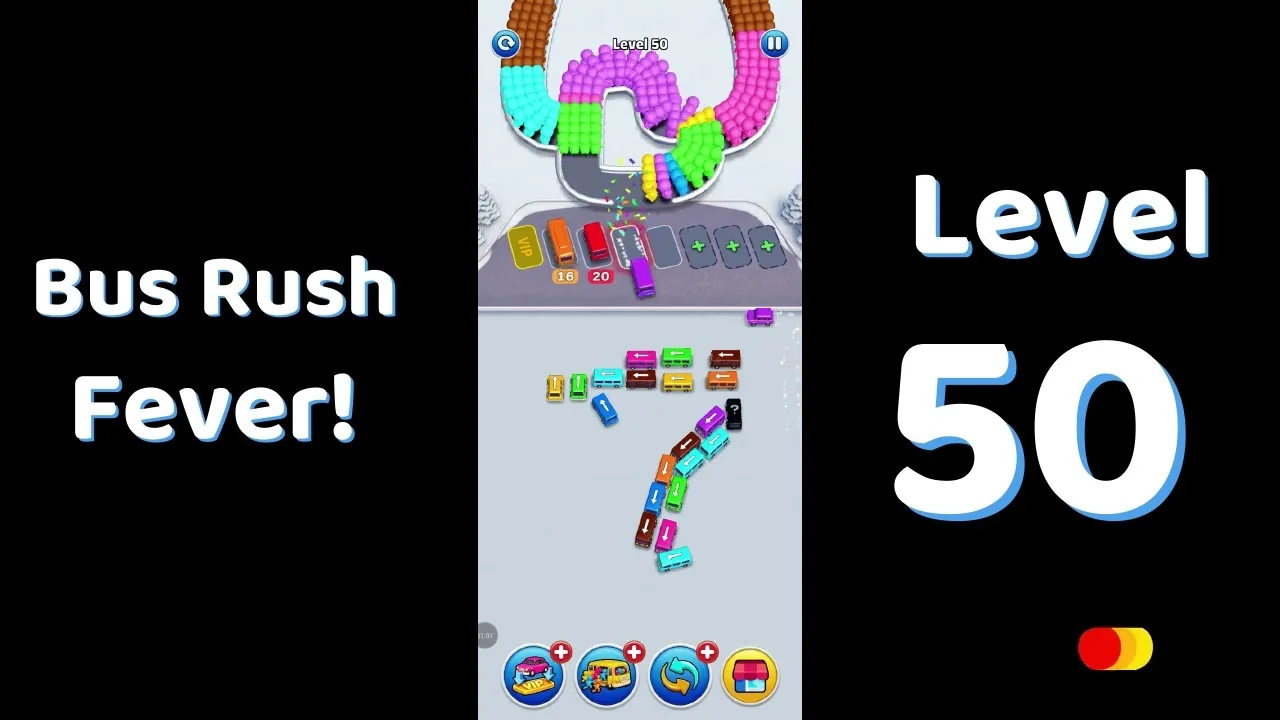 Bus Traffic Fever Level 50 board