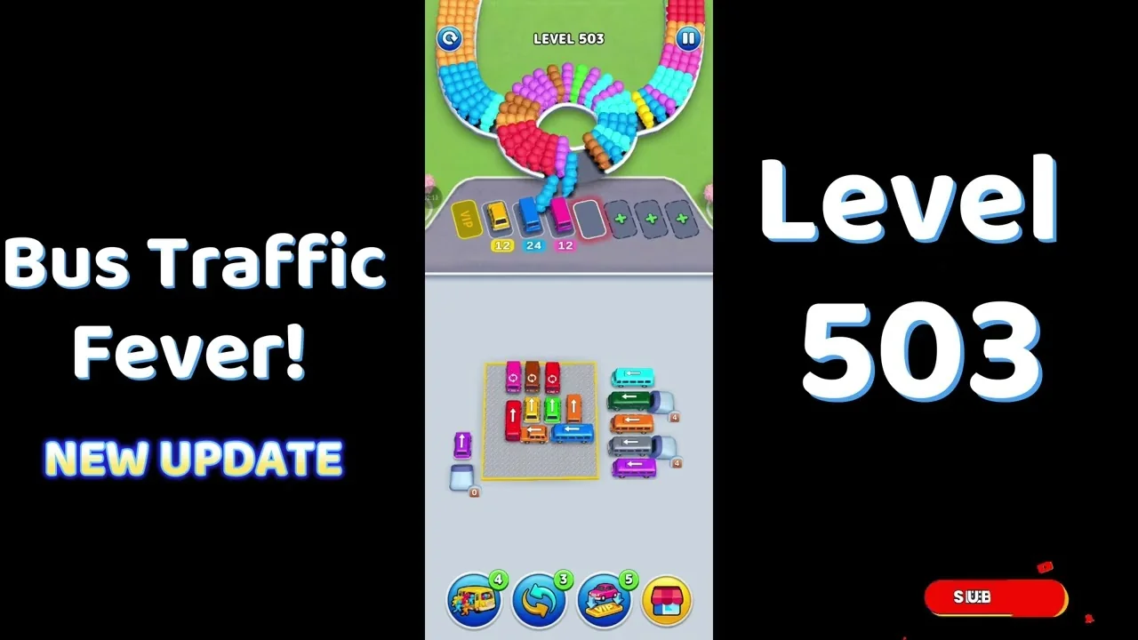 Bus Traffic Fever Level 503 board