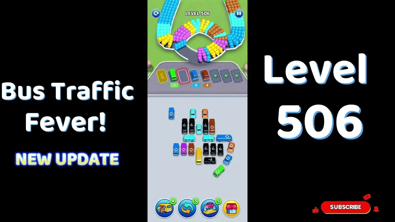 Bus Traffic Fever Level 506 board