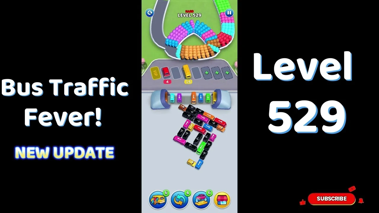 Bus Traffic Fever Level 529 board