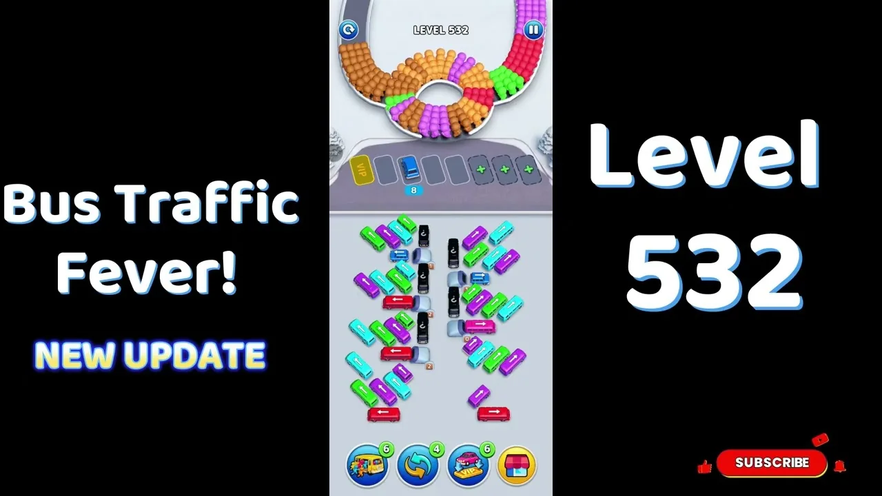 Bus Traffic Fever Level 532 board
