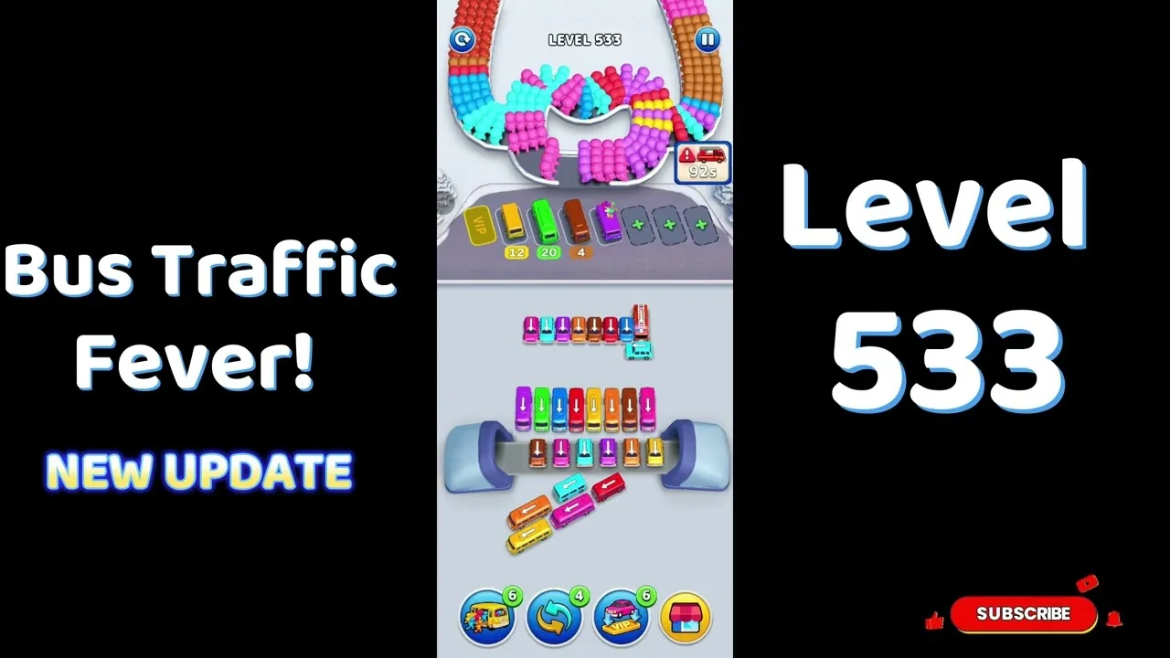 Bus Traffic Fever Level 533 board