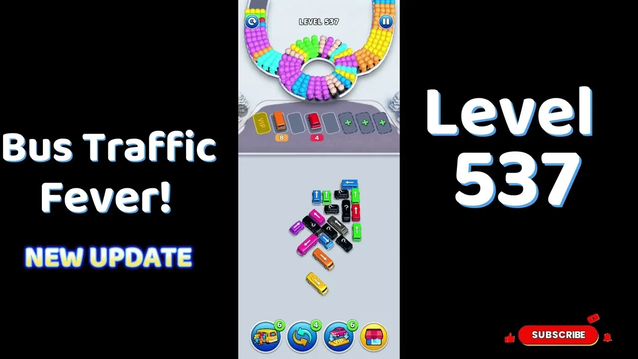 Bus Traffic Fever Level 537 board