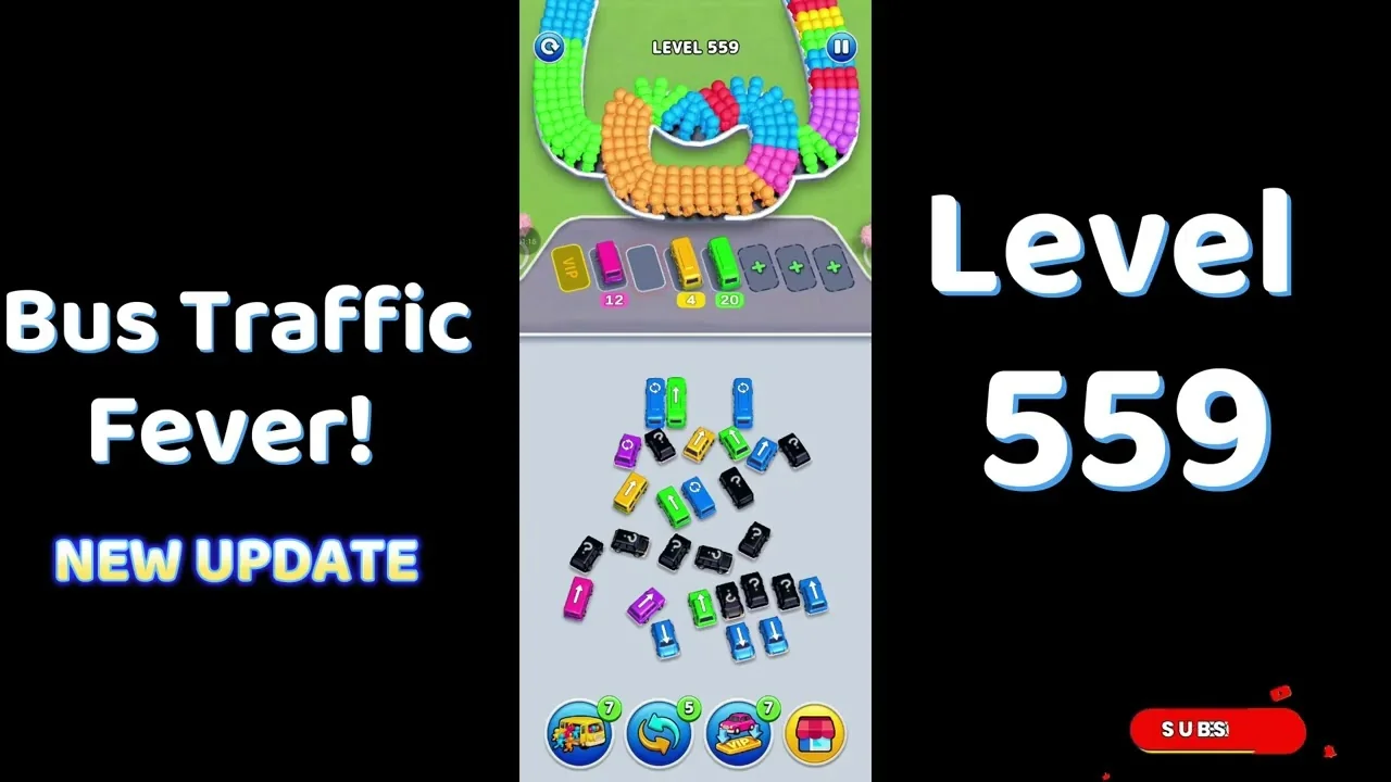 Bus Traffic Fever Level 559 board