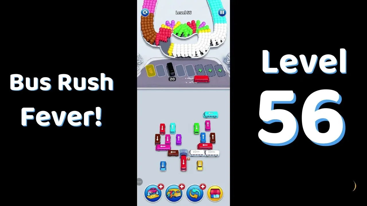 Bus Traffic Fever Level 56 board