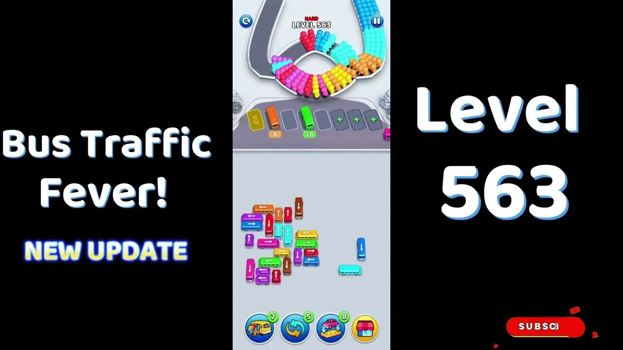 Bus Traffic Fever Level 563 board