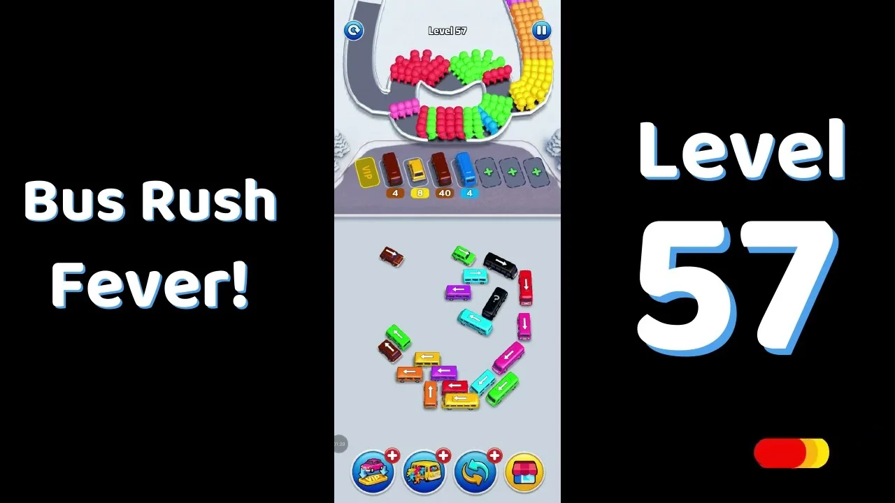 Bus Traffic Fever Level 57 board