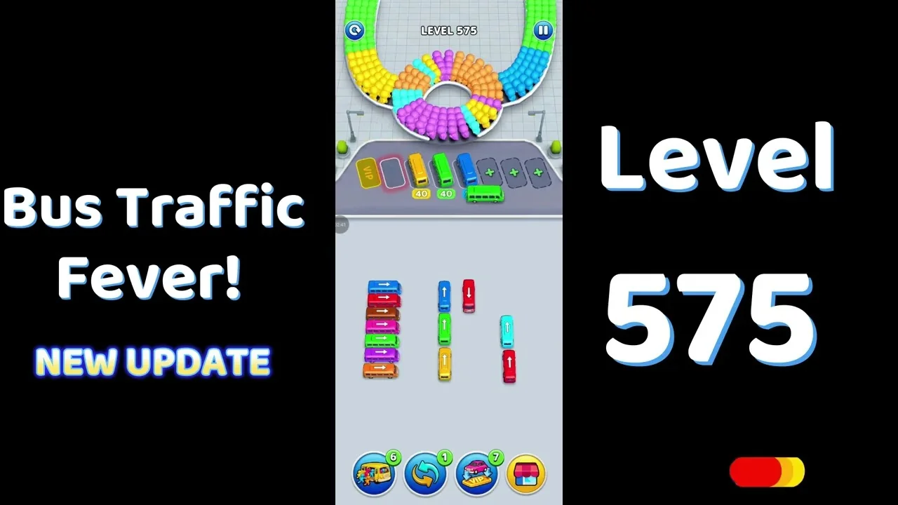 Bus Traffic Fever Level 575 board