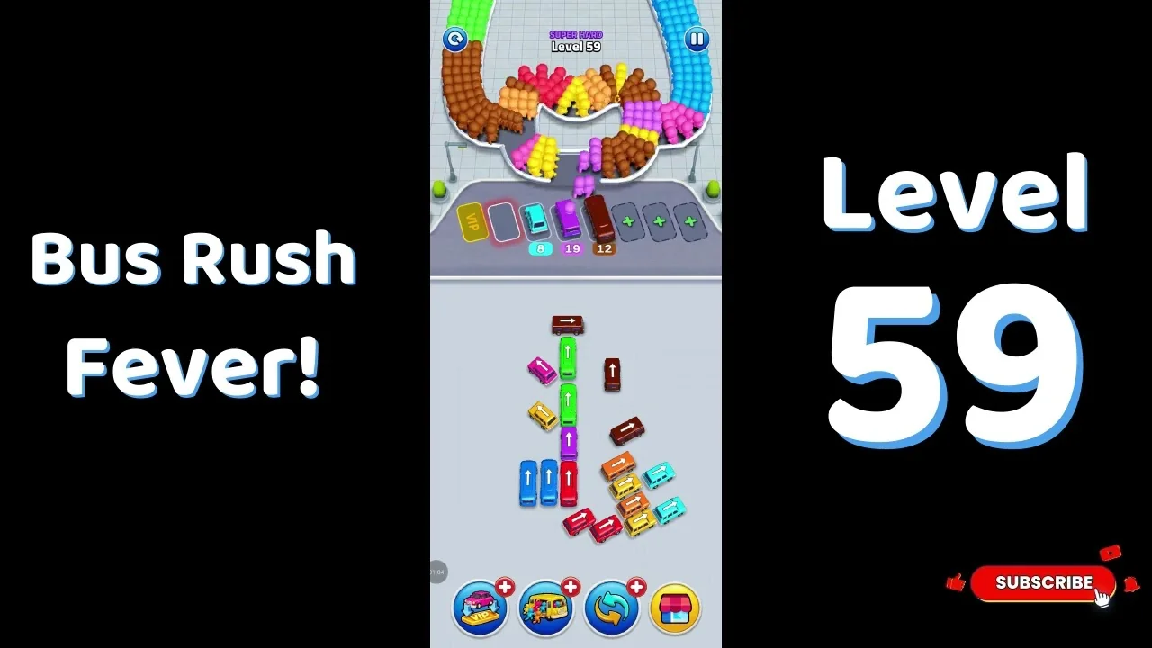 Bus Traffic Fever Level 59 board