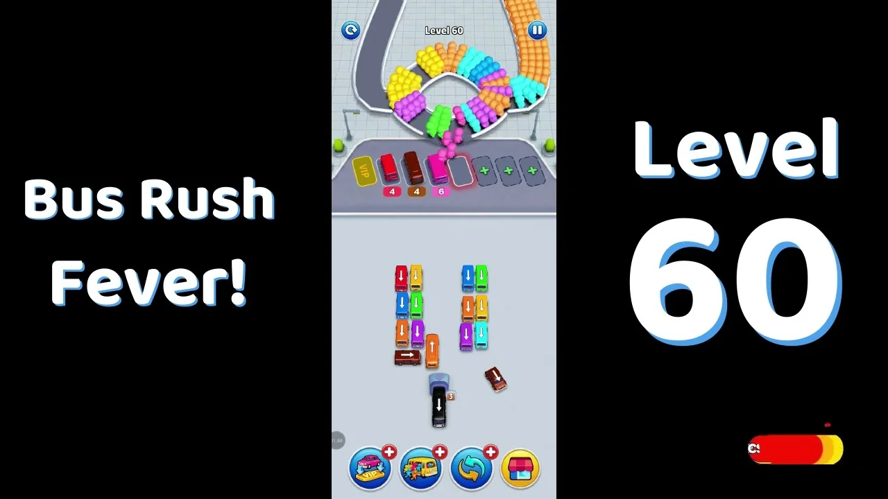 Bus Traffic Fever Level 60 board