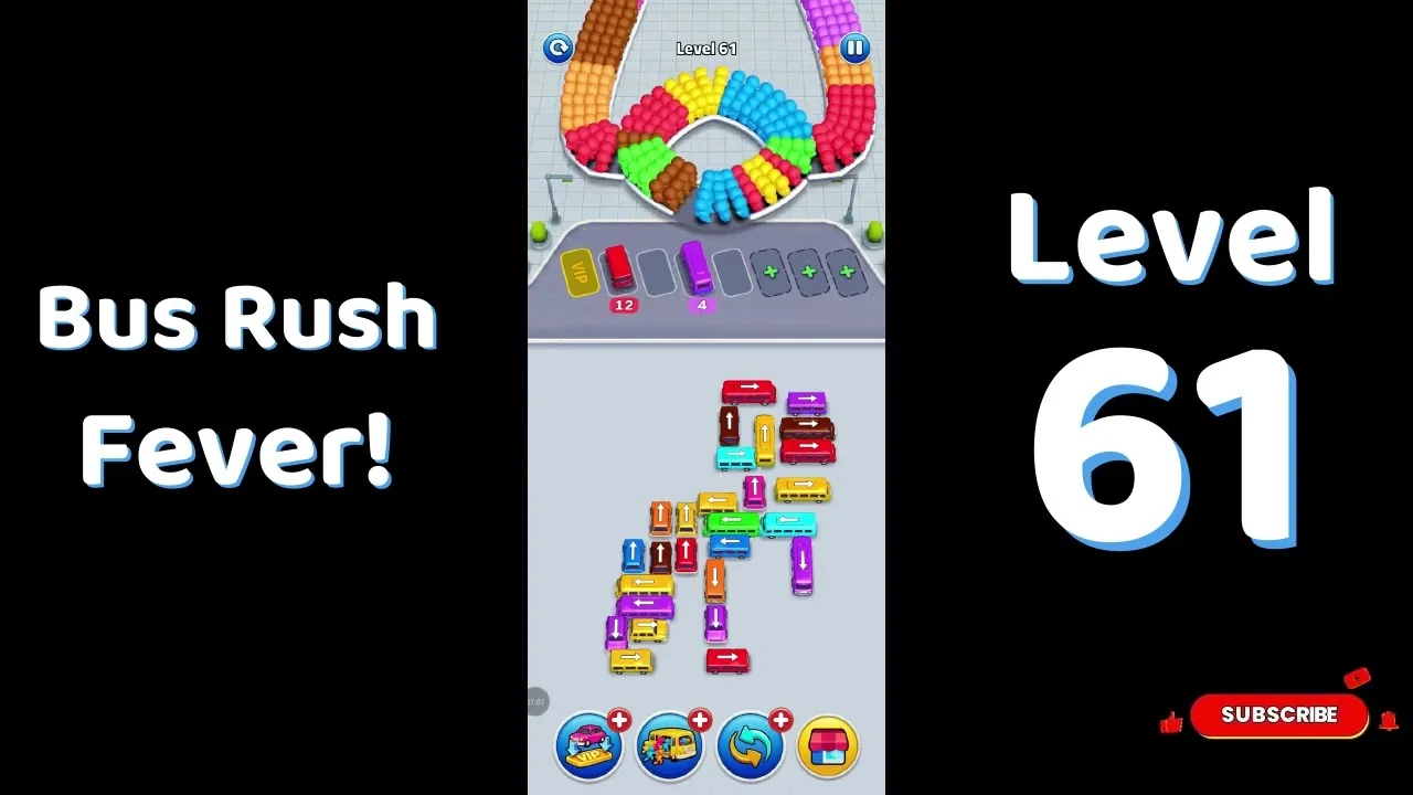 Bus Traffic Fever Level 61 board