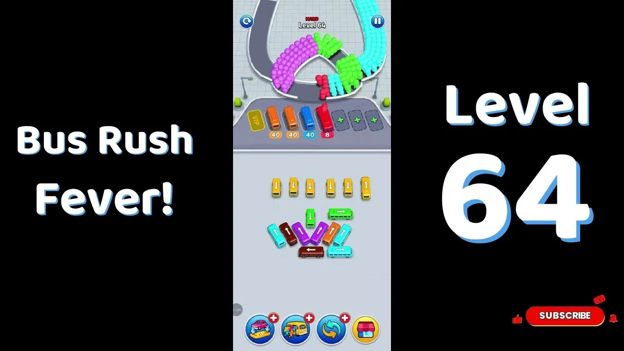 Bus Traffic Fever Level 64 board