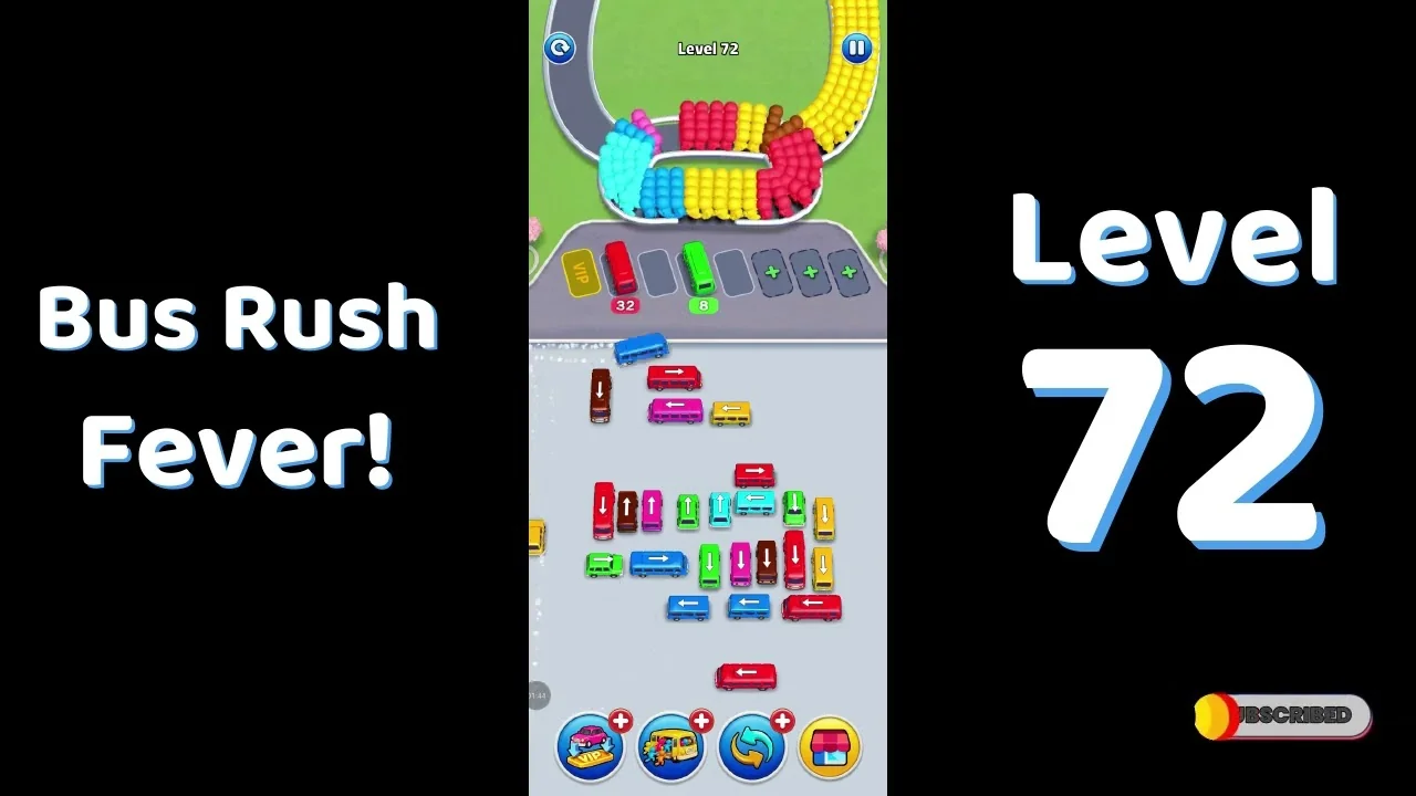 Bus Traffic Fever Level 72 board