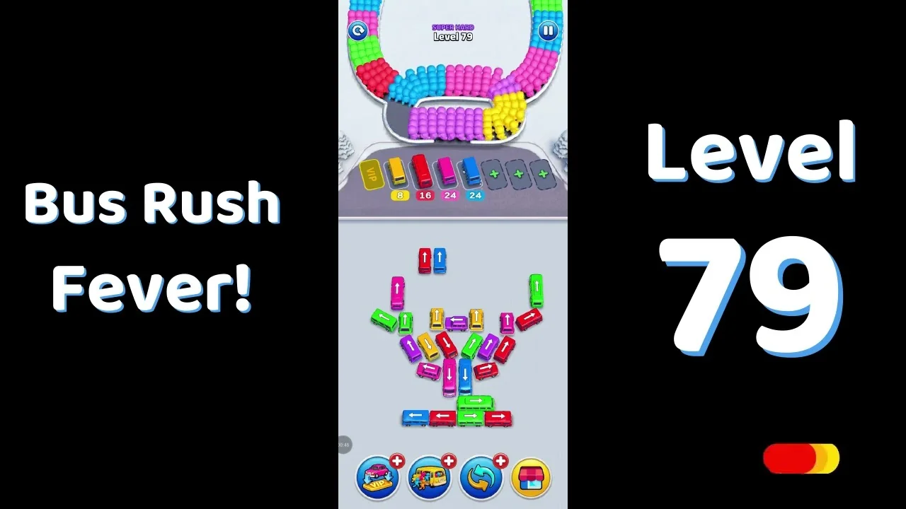 Bus Traffic Fever Level 79 board