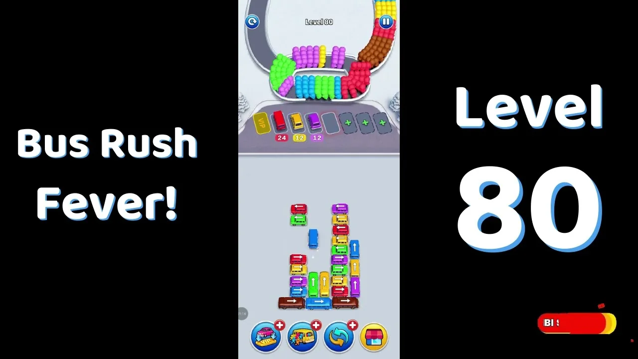 Bus Traffic Fever Level 80 board