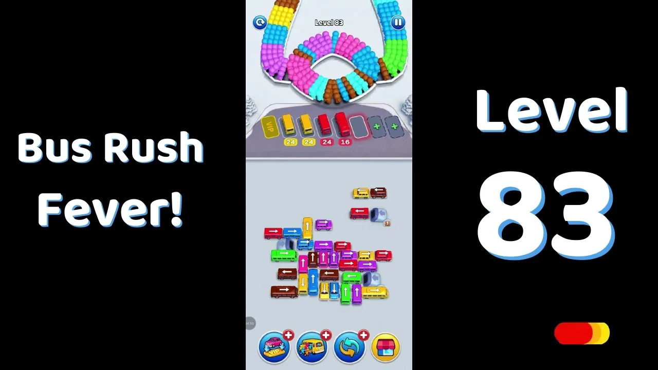 Bus Traffic Fever Level 83 board