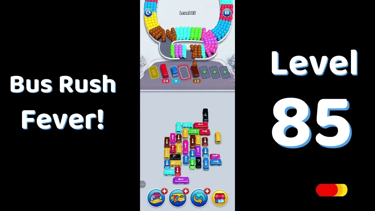 Bus Traffic Fever Level 85 board