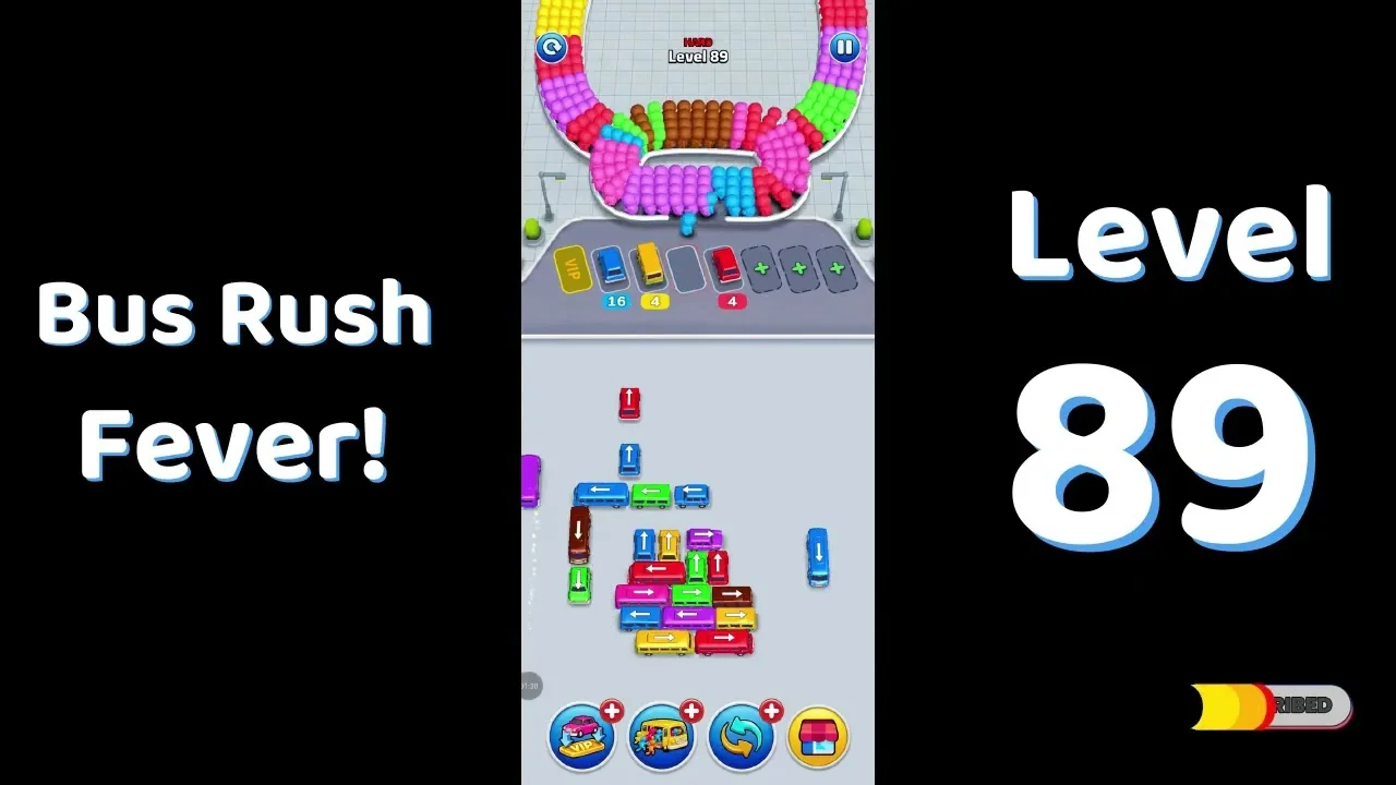Bus Traffic Fever Level 89 board