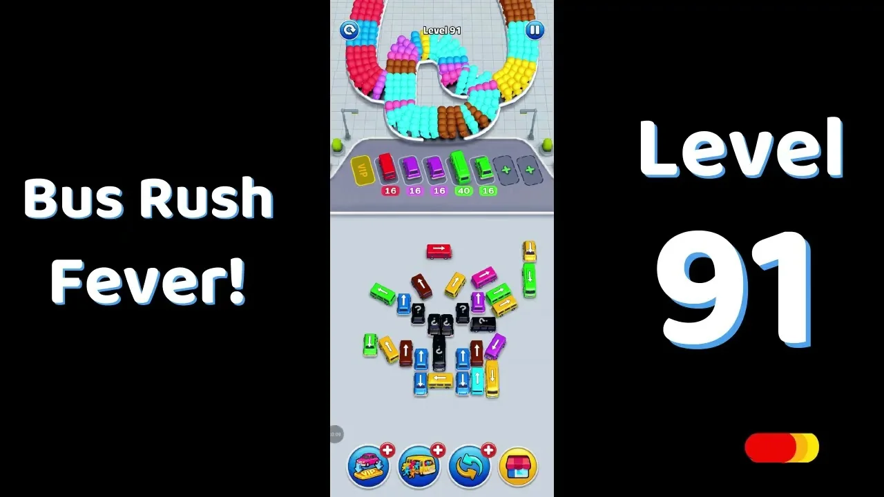Bus Traffic Fever Level 91 board