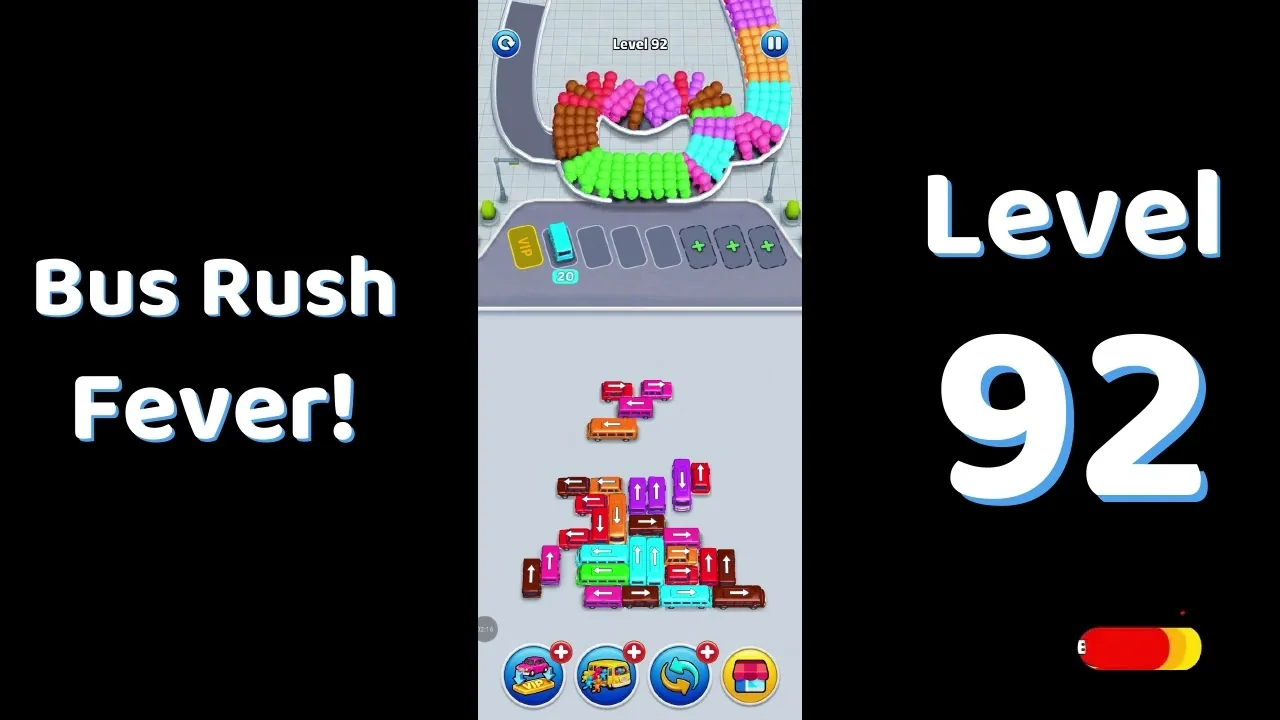 Bus Traffic Fever Level 92 board