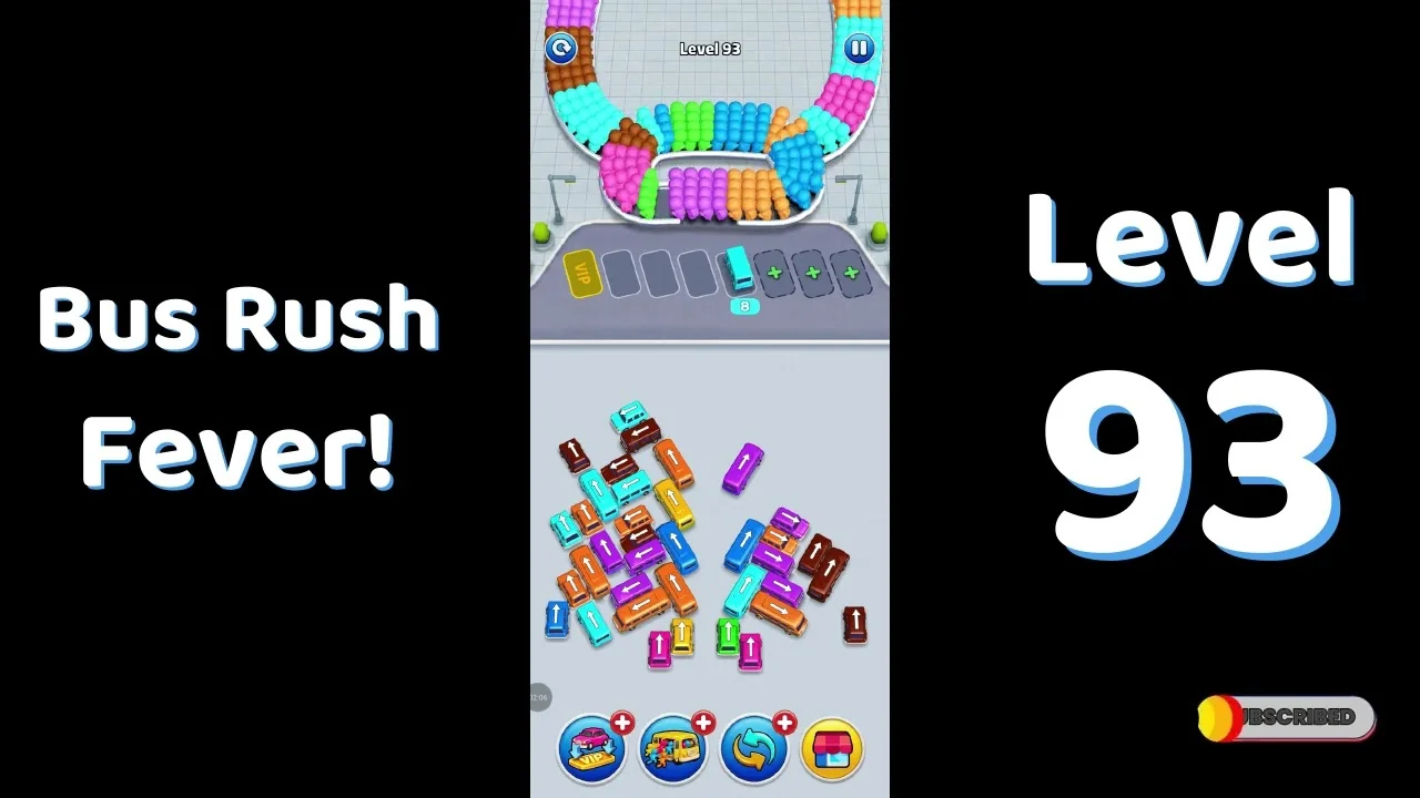 Bus Traffic Fever Level 93 board