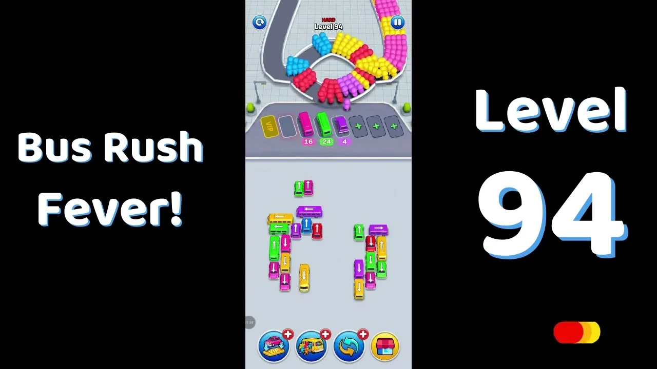 Bus Traffic Fever Level 94 board