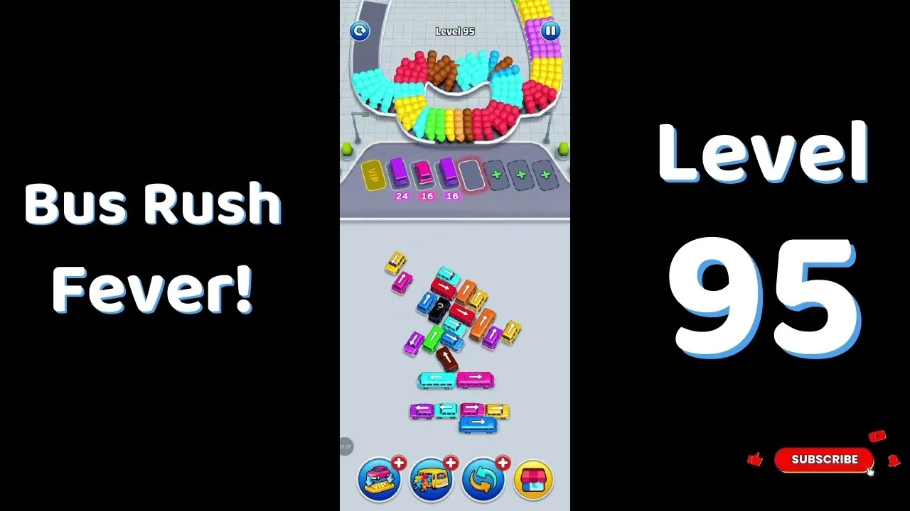 Bus Traffic Fever Level 95 board