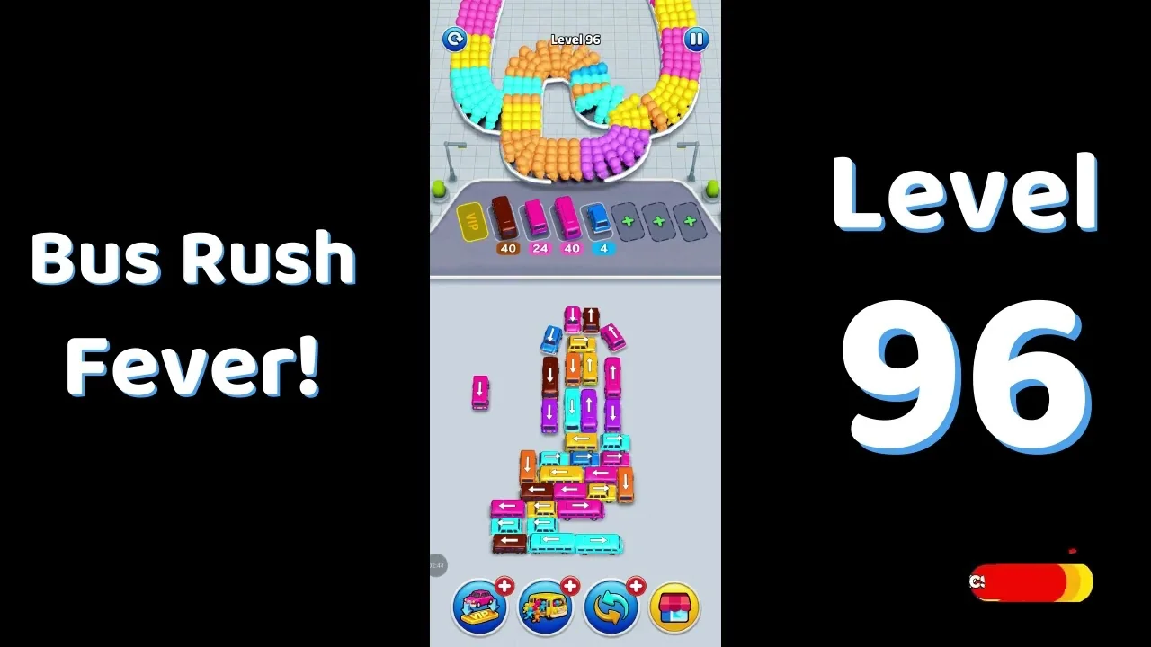 Bus Traffic Fever Level 96 board