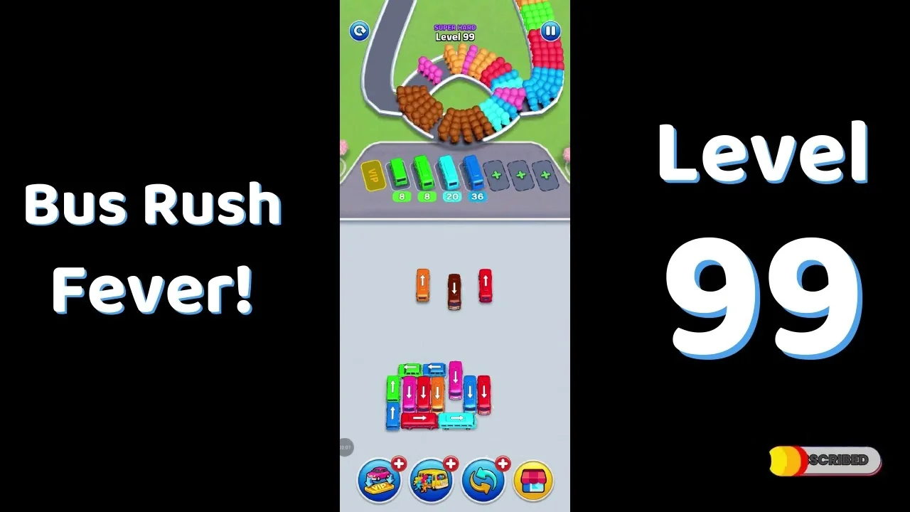 Bus Traffic Fever Level 99 board