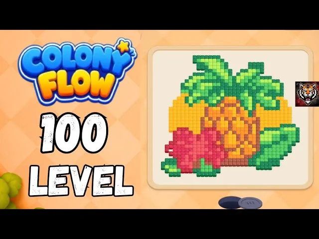 Colony Flow! Level 100 board