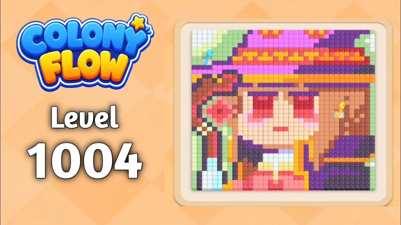 Colony Flow! Level 1004 board layout