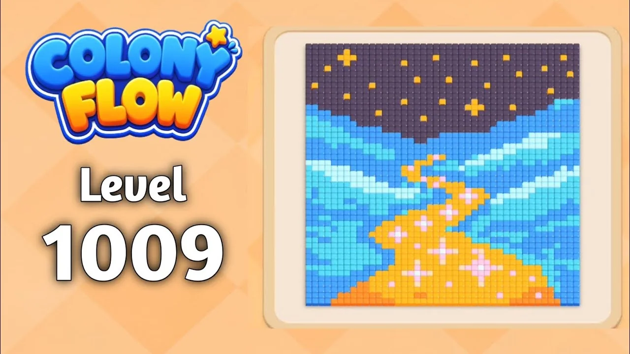 Colony Flow! Level 1009 board layout