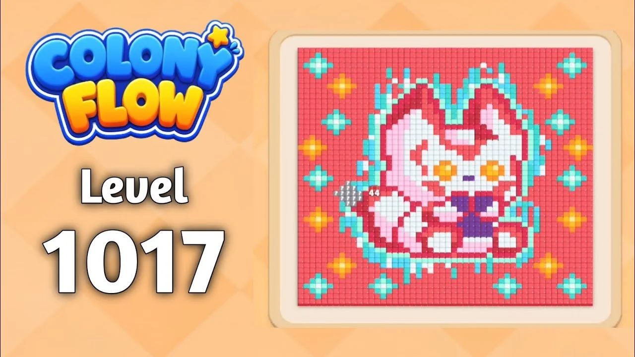 Colony Flow! Level 1017 board layout