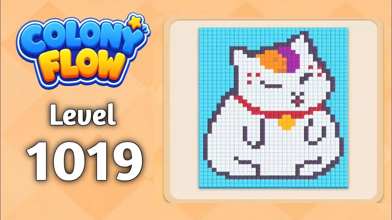 Colony Flow! Level 1019 board layout