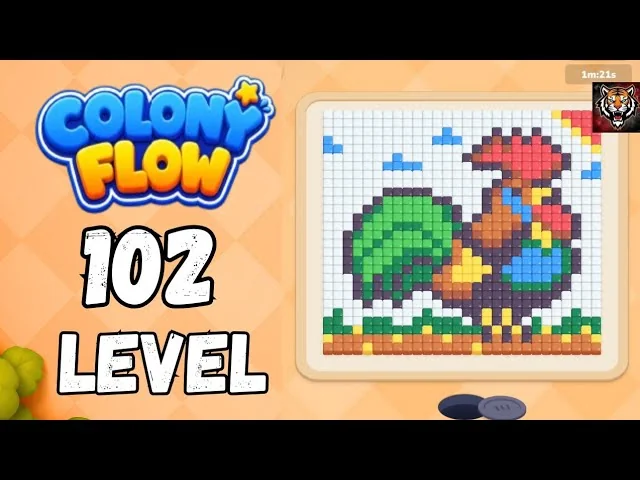 Colony Flow! Level 102 board