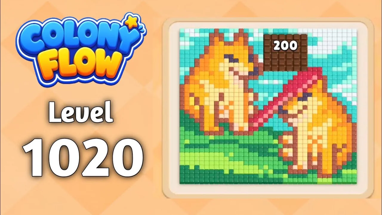 Colony Flow! Level 1020 board layout