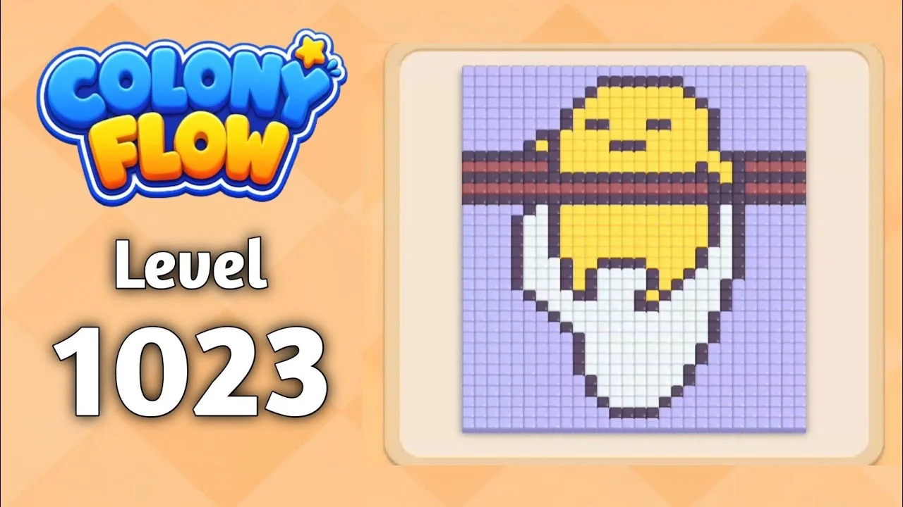 Colony Flow! Level 1023 board layout