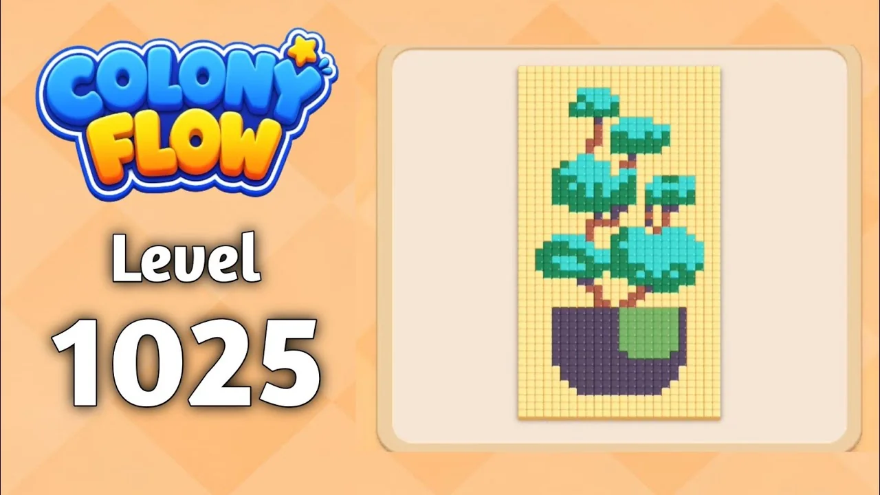 Colony Flow! Level 1025 board layout