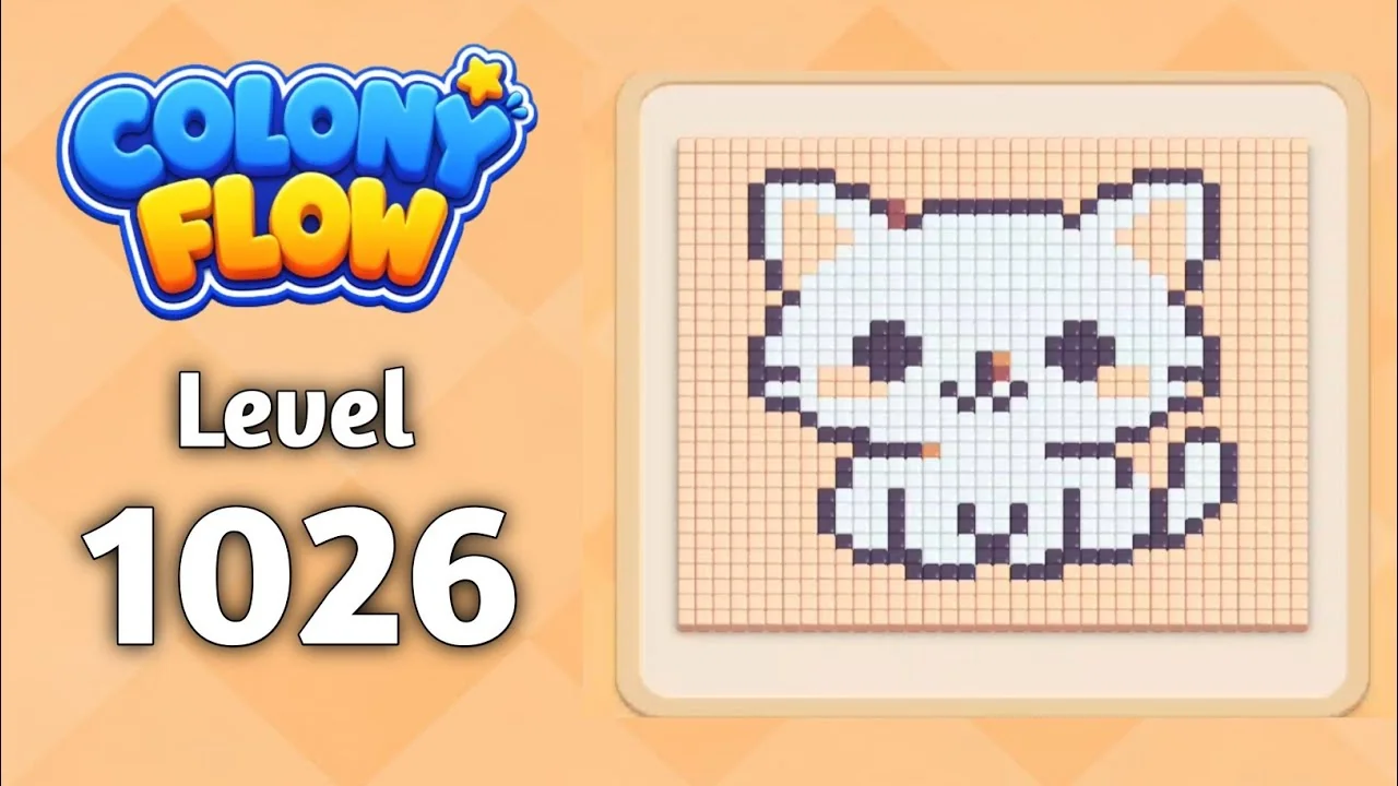 Colony Flow! Level 1026 board layout