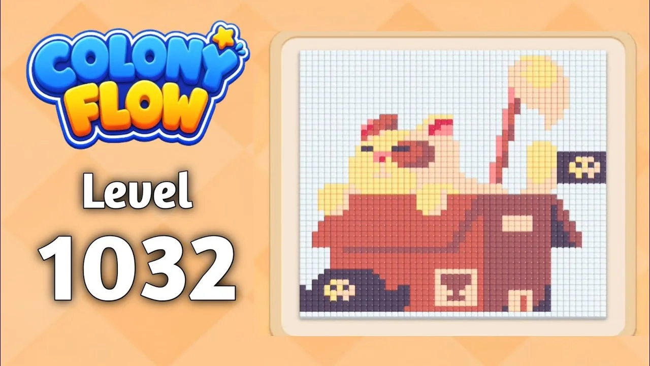 Colony Flow! Level 1032 board layout