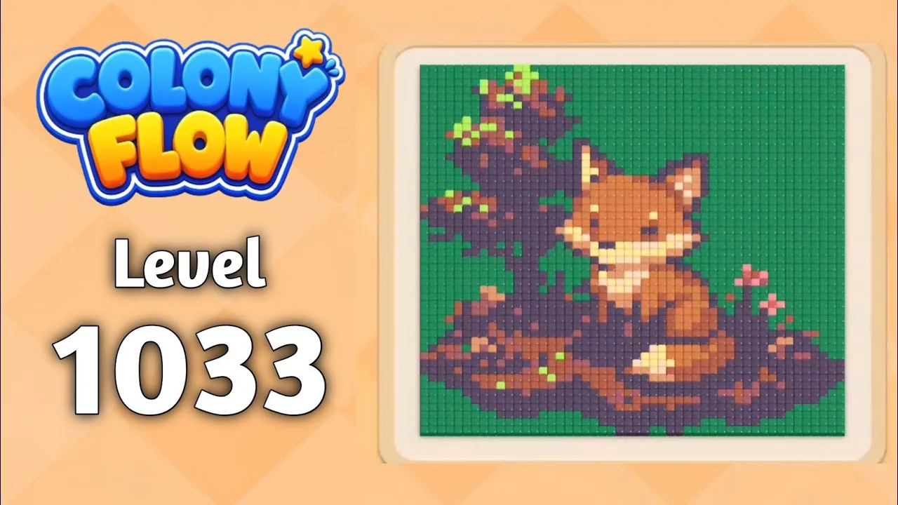 Colony Flow! Level 1033 board layout