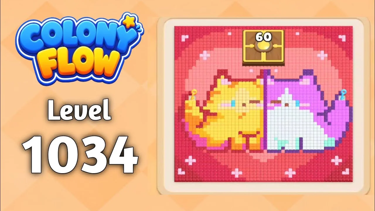 Colony Flow! Level 1034 board layout