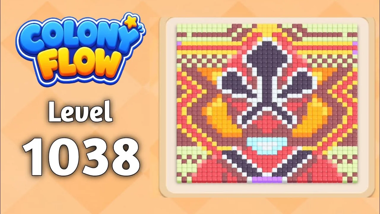 Colony Flow! Level 1038 board layout