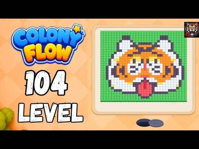 Colony Flow! Level 104 board