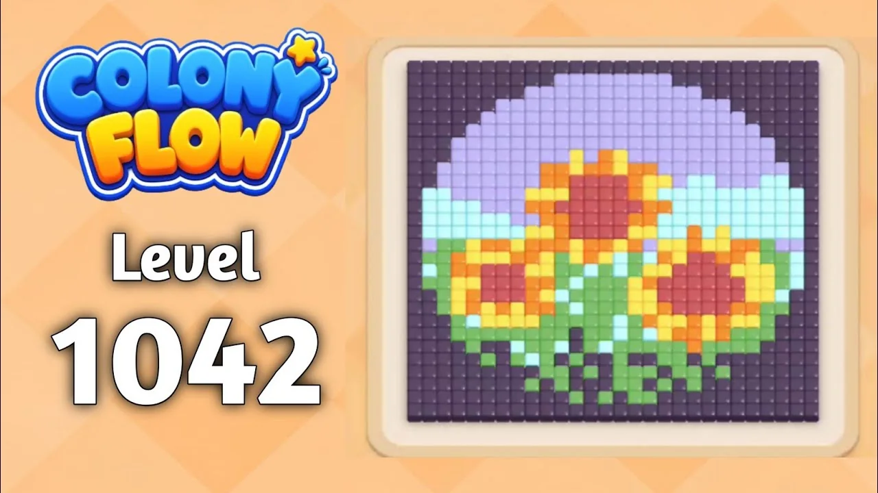Colony Flow! Level 1042 board layout
